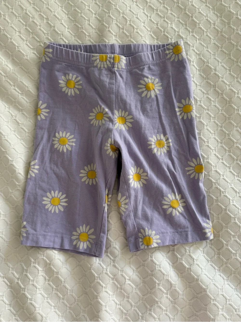Old Navy Lavender Daisy Print Bike Shorts